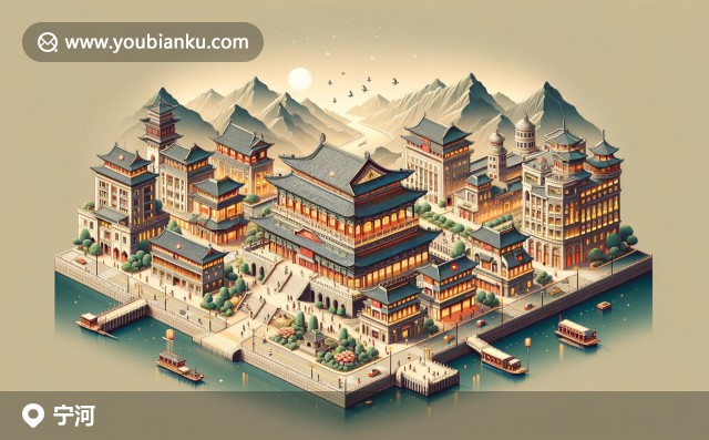 寧河縣特色插圖：古建筑、農(nóng)產(chǎn)品與郵政編碼301500的視覺(jué)展示